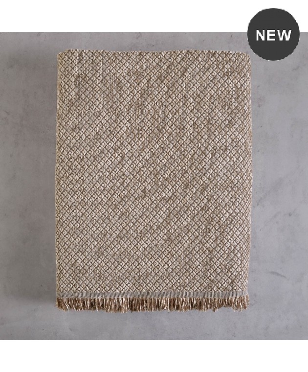 Ριχτάρι πολυθρόνας (160Χ180) TEMPE ΚΑΦΕ, RYTHMOS HOME Ριχτάρια Χειμωνιάτικα