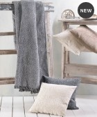 Ριχτάρι διθέσιου (180X240) TEMPE ΕΚΡΟΥ, RYTHMOS HOME Ριχτάρια Χειμωνιάτικα