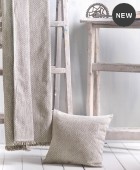 Ριχτάρι πολυθρόνας (160Χ180) TEMPE ΜΠΕΖ, RYTHMOS HOME Ριχτάρια Χειμωνιάτικα