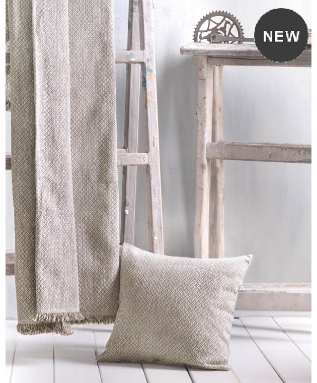 Ριχτάρι πολυθρόνας (160Χ180) TEMPE ΜΠΕΖ, RYTHMOS HOME Ριχτάρια Χειμωνιάτικα