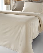 Σεντόνι με Λάστιχο Minimal Natural 160x200+35 Υπέρδιπλα