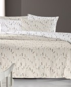 Σετ Σεντόνια 3τμχ. Eloise Natural 165x265 Σεντόνια Μονά