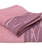 Πετσέτα 30x50 Nefeli 3 Lilac Pink Πετσέτες Mπάνιου