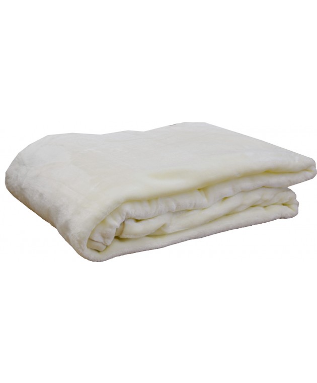 Κουβέρτα Βελουτέ King Size 240x260 1 Ivory Κουβέρτες Βελουτέ King Size