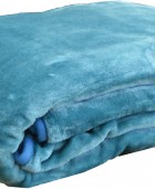 Κουβέρτα Βελουτέ King Size 240x260 6 Lake Blue Κουβέρτες Βελουτέ King Size