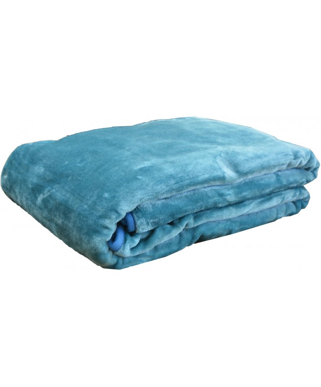 Κουβέρτα Βελουτέ King Size 240x260 6 Lake Blue Κουβέρτες Βελουτέ King Size