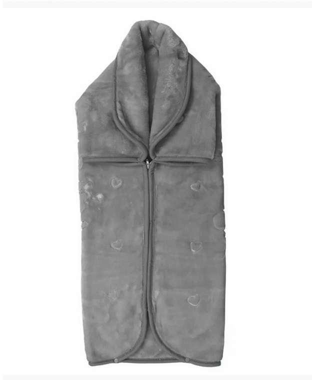 Υπνόσακος 80x110 Βελουτέ Bear 3 Grey Υπνόσακοι - Υπνόφορμες