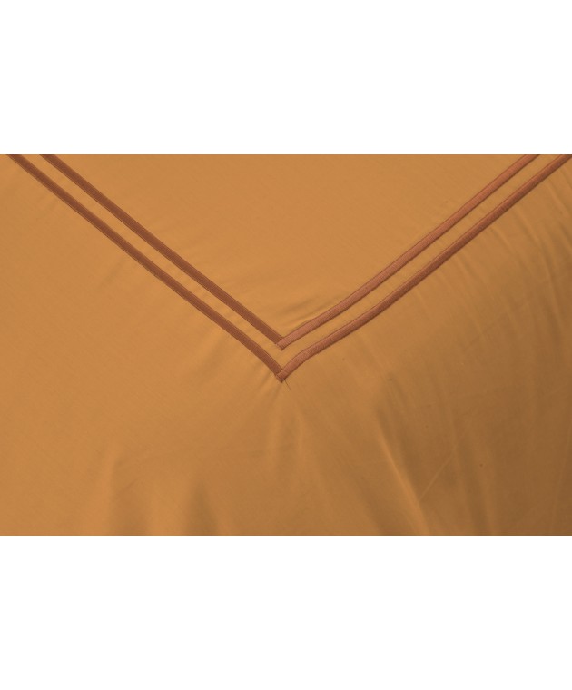 Σετ Σεντόνια Υπέρδιπλα 240x270 Satin Embroidered Classico 2-Cinammon Σεντόνια Υπέρδιπλα