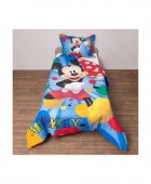 Σετ Παπλωματοθήκη 2 Όψεων Μονή 160x200 Mickey 51 Παιδικές Παπλωματοθήκες