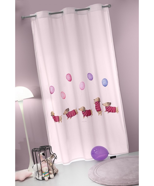 Κουρτίνα Soft - Touch Pet Fuchsia 160x240 Παιδικές Κουρτίνες