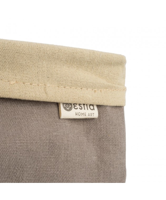 ESTIA ΚΑΛΑΘΙ ΟΡΓΑΝ. FJORD 20x10x10cm DRIFTWOOD 02-19488 Διακοσμητικά Καλάθια