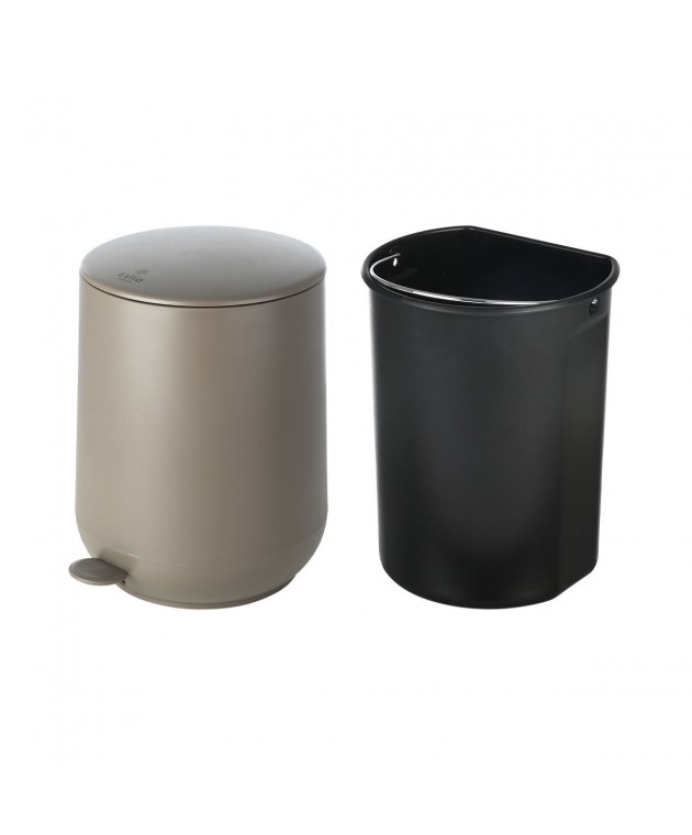 ESTIA ΧΑΡΤΟΔΟΧΕΙΟ ΜΠΑΝΙΟΥ FJORD SOFT CLOSE 5lt DRIFTWOOD 02-19976 Καλάθια Απορριμμάτων