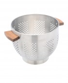 ESTIA ΣΟΥΡΩΤΗΡΙ ΖΥΜΑΡΙΚΩΝ ΑΝΟΞΕΙΔΩΤΟ 22cm ΜΕ ΞΥΛΙΝΕΣ ΛΑΒΕΣ 01-19235 Σουρωτήρια