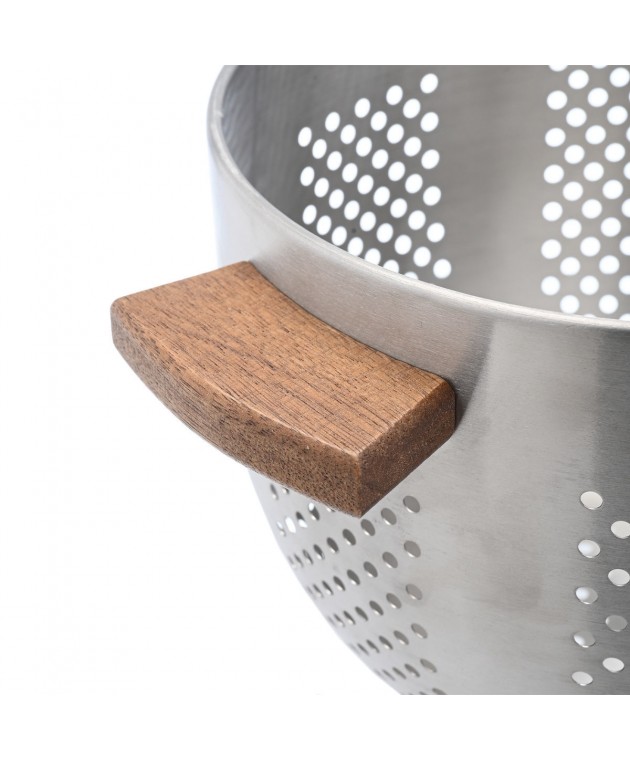 ESTIA ΣΟΥΡΩΤΗΡΙ ΖΥΜΑΡΙΚΩΝ ΑΝΟΞΕΙΔΩΤΟ 22cm ΜΕ ΞΥΛΙΝΕΣ ΛΑΒΕΣ 01-19235 Σουρωτήρια