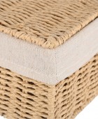 ESTIA ΚΟΥΤΙ ΑΠΟΘΗΚΕΥΣΗΣ & ΟΡΓΑΝΩΣΗΣ BOTANICA 28x20x10cm ΜΕ ΕΣΩΤΕΡΙΚΗ ΕΠΕΝΔΥΣΗ & ΚΑΠΑΚΙ 02-18856 Διακοσμητικά Καλάθια