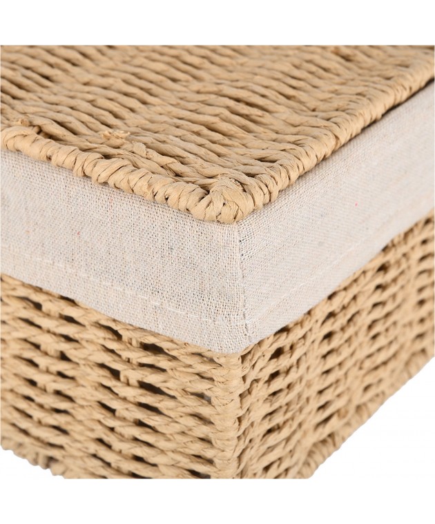 ESTIA ΚΟΥΤΙ ΑΠΟΘΗΚΕΥΣΗΣ & ΟΡΓΑΝΩΣΗΣ BOTANICA 28x20x10cm ΜΕ ΕΣΩΤΕΡΙΚΗ ΕΠΕΝΔΥΣΗ & ΚΑΠΑΚΙ 02-18856 Διακοσμητικά Καλάθια