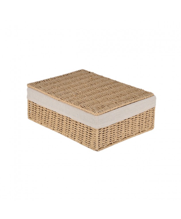 ESTIA ΚΟΥΤΙ ΑΠΟΘΗΚΕΥΣΗΣ & ΟΡΓΑΝΩΣΗΣ BOTANICA 32x24x12cm ΜΕ ΕΣΩΤΕΡΙΚΗ ΕΠΕΝΔΥΣΗ & ΚΑΠΑΚΙ 02-18849 Κουτιά Αποθήκευσης