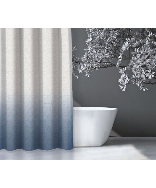 Κουρτίνα Μπάνιου Mykonos Light Blue 240Πx185Υ Κουρτίνες Mπάνιου