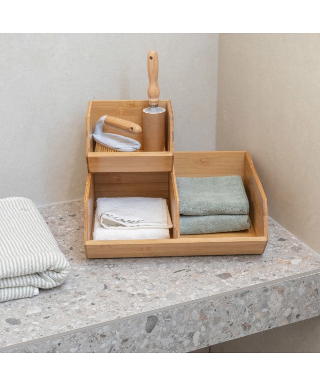 ESTIA ΚΟΥΤΙ ΟΡΓΑΝΩΣΗΣ BAMBOO ESSENTIALS 17.8x15.7x12.5cm Κουτιά Αποθήκευσης