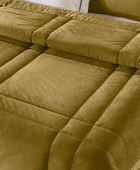 Πάπλωμα Cristal Velvet Golden 180x220 Παπλώματα Ημίδιπλα