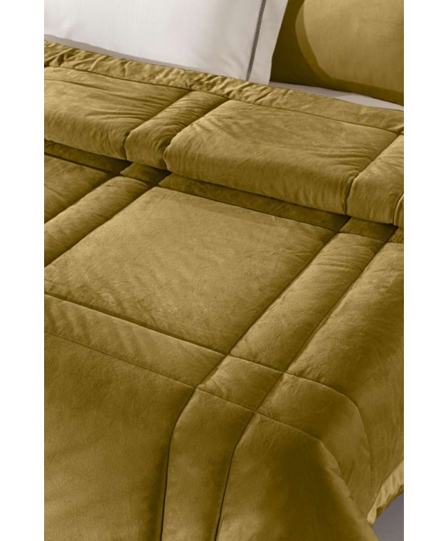 Πάπλωμα Cristal Velvet Golden 180x220 Παπλώματα Ημίδιπλα