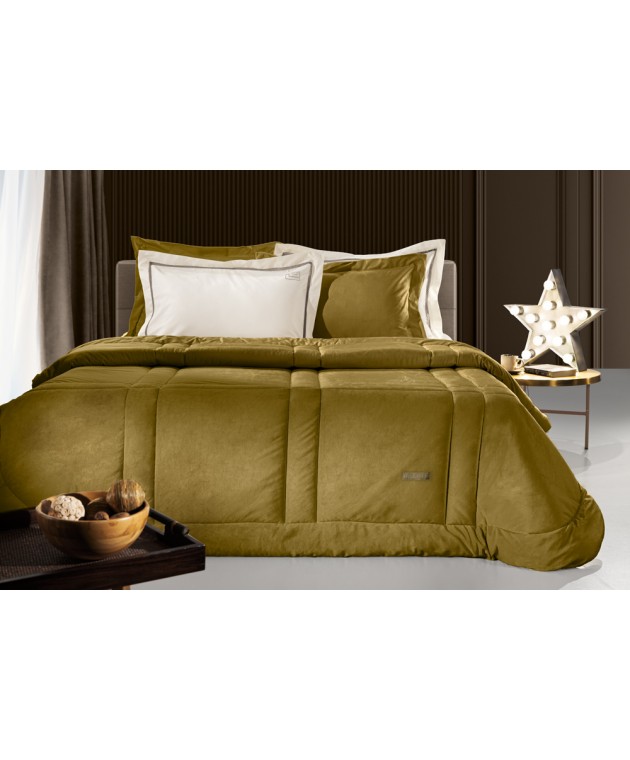 Πάπλωμα Cristal Velvet Golden 180x220 Παπλώματα Ημίδιπλα