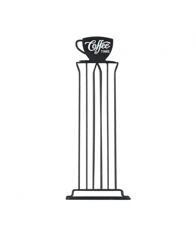 ESTIA ΒΑΣΗ ΓΙΑ ΚΑΨΟΥΛΕΣ ESPRESSO METAL BLACK ΜΕΤΑΛΛΙΚΗ 36 ΘΕΣΕΩΝ ΜΑΥΡΗ 01-19921 Gadgets Κουζίνας