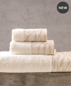 Σετ πετσέτες 3 τεμ. (ΣΕ ΣΑΚΟΥΛΑ) AUSTIN ECRU-BEIGE, RYTHMOS HOME Σετ πετσέτες Mπάνιου
