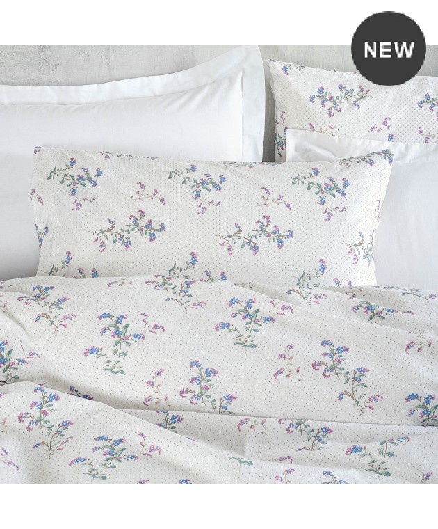 Σετ παπλωματοθήκη Υ/Δ (225Χ250) BOUQUET ECRU, RYTHMOS HOME Παπλωματοθήκες Υπέρδιπλες
