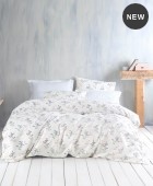 Σετ παπλωματοθήκη Υ/Δ (225Χ250) BOUQUET ECRU, RYTHMOS HOME Παπλωματοθήκες Υπέρδιπλες