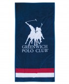 GREENWICH POLO CLUB ΠΕΤΣΕΤΑ ΘΑΛΑΣΣΗΣ 90Χ180 3866 ΚΟΚΚΙΝΟ, ΛΕΥΚΟ, ΜΠΛΕ Πετσέτες Θαλάσσης Ενηλίκων
