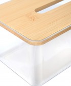 ESTIA ΘΗΚΗ ΓΙΑ ΧΑΡΤΟΜΑΝΤΗΛΑ BAMBOO ESSENTIALS 23x13x10cm 02-17682 Διακοσμητικά Καλάθια-Κουτιά