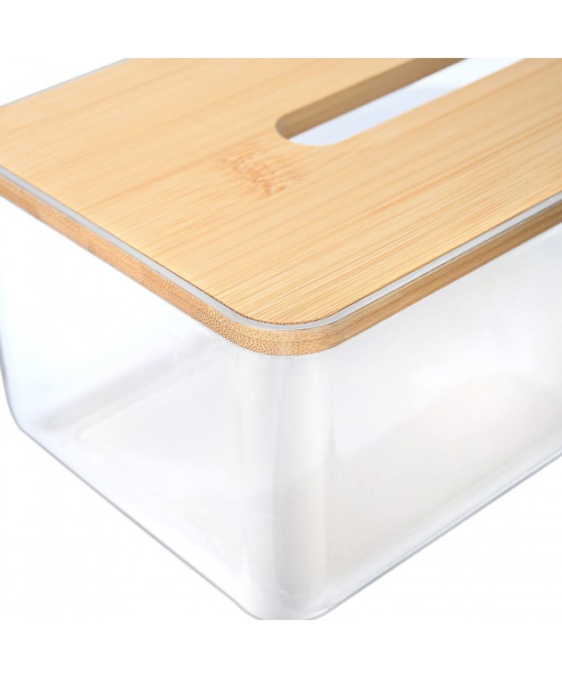 ESTIA ΘΗΚΗ ΓΙΑ ΧΑΡΤΟΜΑΝΤΗΛΑ BAMBOO ESSENTIALS 23x13x10cm 02-17682 Διακοσμητικά Καλάθια-Κουτιά