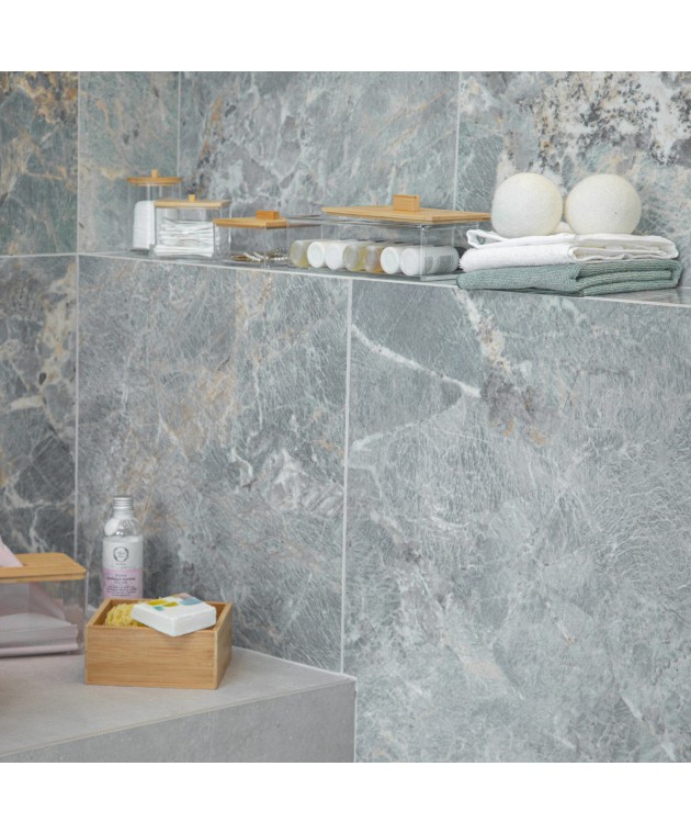 ESTIA ΚΟΥΤΙ ΑΠΟΘΗΚΕΥΣΗΣ & ΟΡΓΑΝΩΣΗΣ BAMBOO ESSENTIALS ΓΙΑ ΔΙΣΚΟΥΣ ΝΤΕΜΑΚΙΓΙΑΖ 7x7x12cm ΜΕ ΚΑΠΑΚΙ Διακοσμητικά Καλάθια-Κουτιά