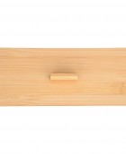 ESTIA ΚΟΥΤΙ ΑΠΟΘΗΚΕΥΣΗΣ & ΟΡΓΑΝΩΣΗΣ BAMBOO ESSENTIALS ΟΡΘΟΓΩΝΙΟ 23.3x9.4x8.8cm ΜΕ ΚΑΠΑΚΙ 02-17668 Διακοσμητικά Καλάθια-Κουτιά