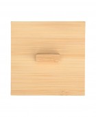 ESTIA ΚΟΥΤΙ ΑΠΟΘΗΚΕΥΣΗΣ & ΟΡΓΑΝΩΣΗΣ BAMBOO ESSENTIALS ΤΕΤΡΑΓΩΝΟ  9x9x6cm ΜΕ ΚΑΠΑΚΙ Διακοσμητικά Καλάθια-Κουτιά