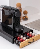 ESTIA ΘΗΚΗ ΓΙΑ ΚΑΨΟΥΛΕΣ ESPRESSO BAMBOO ESSENTIALS ΜΕΤΑΛΛΙΚΗ ΣΥΡΤΑΡΩΤΗ 60 ΘΕΣΕΩΝ ΜΑΥΡΗ Gadgets Κουζίνας