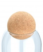 ESTIA ΔΟΧΕΙΟ ΑΠΟΘΗΚΕΥΣΗΣ ΓΥΑΛΙΝΟ 950ml ΜΕ ΚΑΠΑΚΙ ΦΕΛΛΟΥ 01-19617 Κουτιά Αποθήκευσης