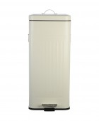 ESTIA ΚΑΔΟΣ ΑΠΟΡΡΙΜΑΤΩΝ SOFT CLOSE ANTIGUA 30lt MAT IVORY 01-20057 Κάδοι Απορριμάτων