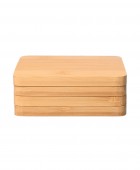ESTIA ΣΟΥΒΕΡ BAMBOO ESSENTIALS 11x11cm ΜΕ ΘΗΚΗ 5 ΤΕΜ. 01-19723 Σουβέρ