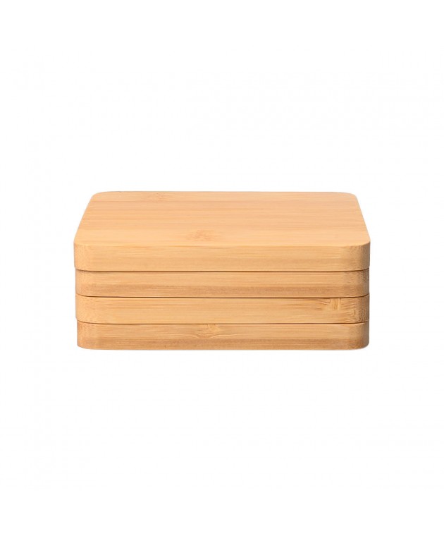ESTIA ΣΟΥΒΕΡ BAMBOO ESSENTIALS 11x11cm ΜΕ ΘΗΚΗ 5 ΤΕΜ. 01-19723 Σουβέρ