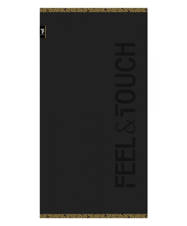 Πετσέτα Θαλάσσης Sunny Black 90x180 Πετσέτες Θαλάσσης 