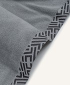 Πετσέτα Θαλάσσης Sunny Anthracite 90x180 Πετσέτες Θαλάσσης 