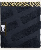 Πετσέτα Θαλάσσης Fresh Black 90x180 Πετσέτες Θαλάσσης 