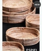 Καλάθι Ψωμιού σε Καφέ Χρώμα 26x17x6cm KAG143, ESPIEL Ψωμιέρες