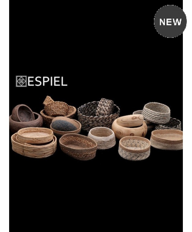 Καλάθι Ψωμιού σε Καφέ Χρώμα 26x17x6cm KAG143, ESPIEL Ψωμιέρες