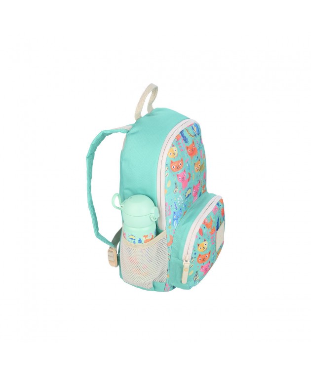 ESTIA ΤΣΑΝΤΑ ΠΛΑΤΗΣ ΠΑΙΔΙΚΗ 10lt FELINE FOLIAGE Σακίδια Παιδικά