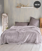 Κουβέρτα βελουτέ μονή (160Χ220) VELOUR ΜΠΕΖ, RYTHMOS HOME Κουβέρτες Βελουτέ Μονές