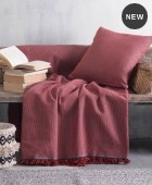 Ριχτάρι διθέσιου (180Χ240) LUNA BORDEAUX, RYTHMOS HOME Διθέσιου