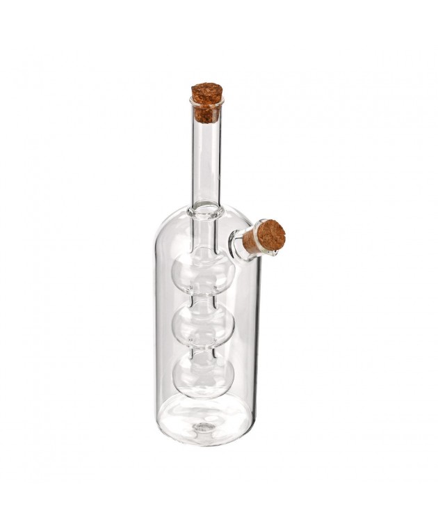ESTIA ΜΠΟΥΚΑΛΙ ΓΙΑ ΛΑΔΙ & ΞΥΔΙ ΓΥΑΛΙΝΟ 350ml 2 ΣΕ 1 Αλατοπίπερα - Λαδόξυδα